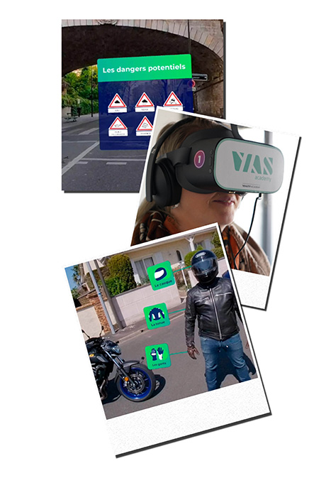 Sensibilisation réalité virtuelle - moto