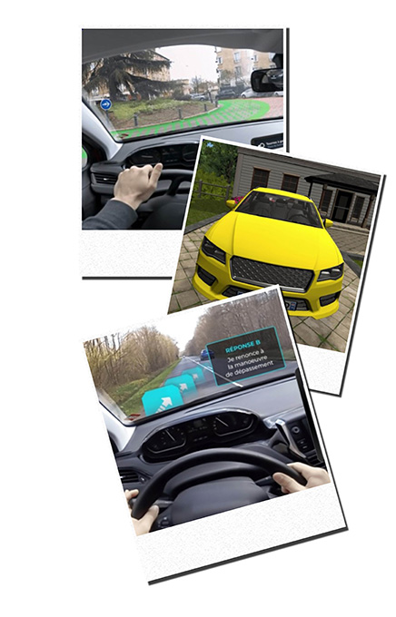 Sensibilisation réalité virtuelle - voiture: simulateur de conduite